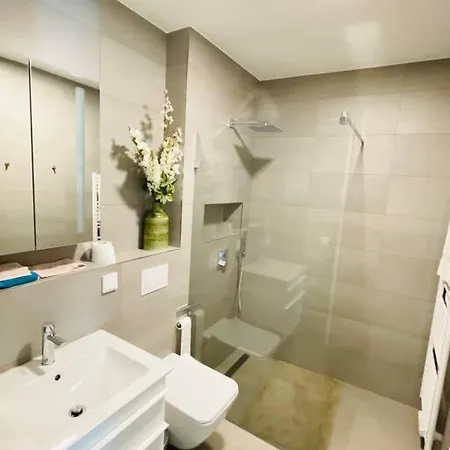 Luxury Flat In Center With Parking & Terrace Apartment