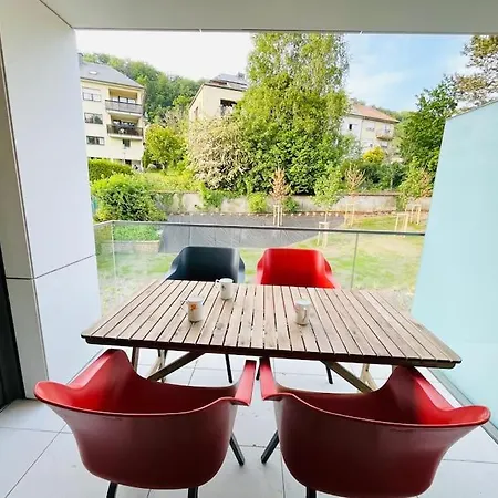 Apartment Luxury Flat In Center With Parking & Terrace Luxembourg